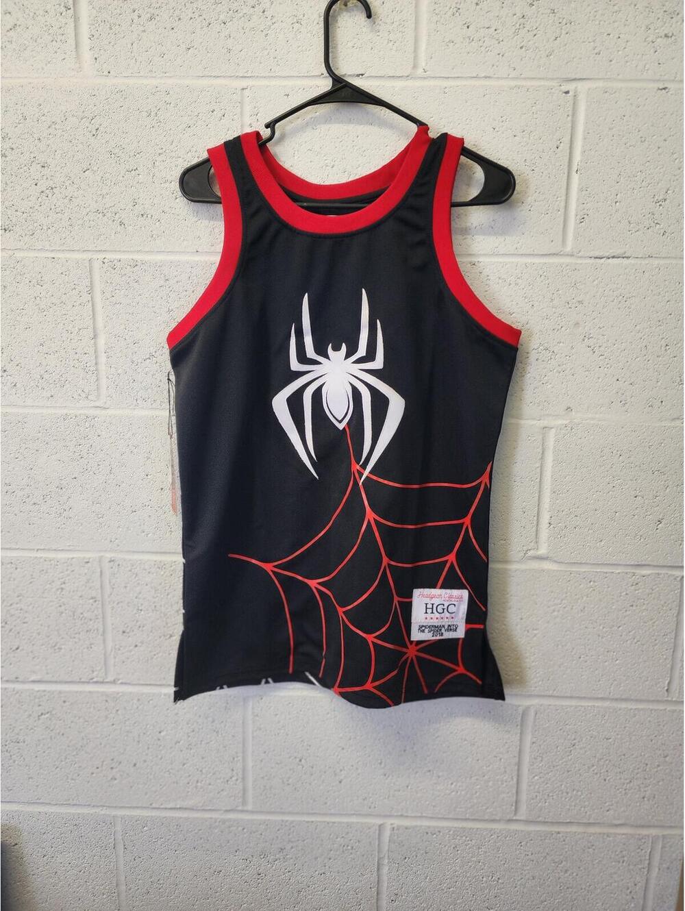 Size Small Spider-Verse Themed Athletic Tank Top